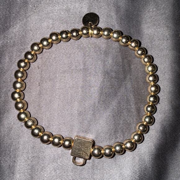 Soul Stacks Bracelet Bar—Icon —Approx 7”—Gold Colored—Stretch - Picture 9 of 16